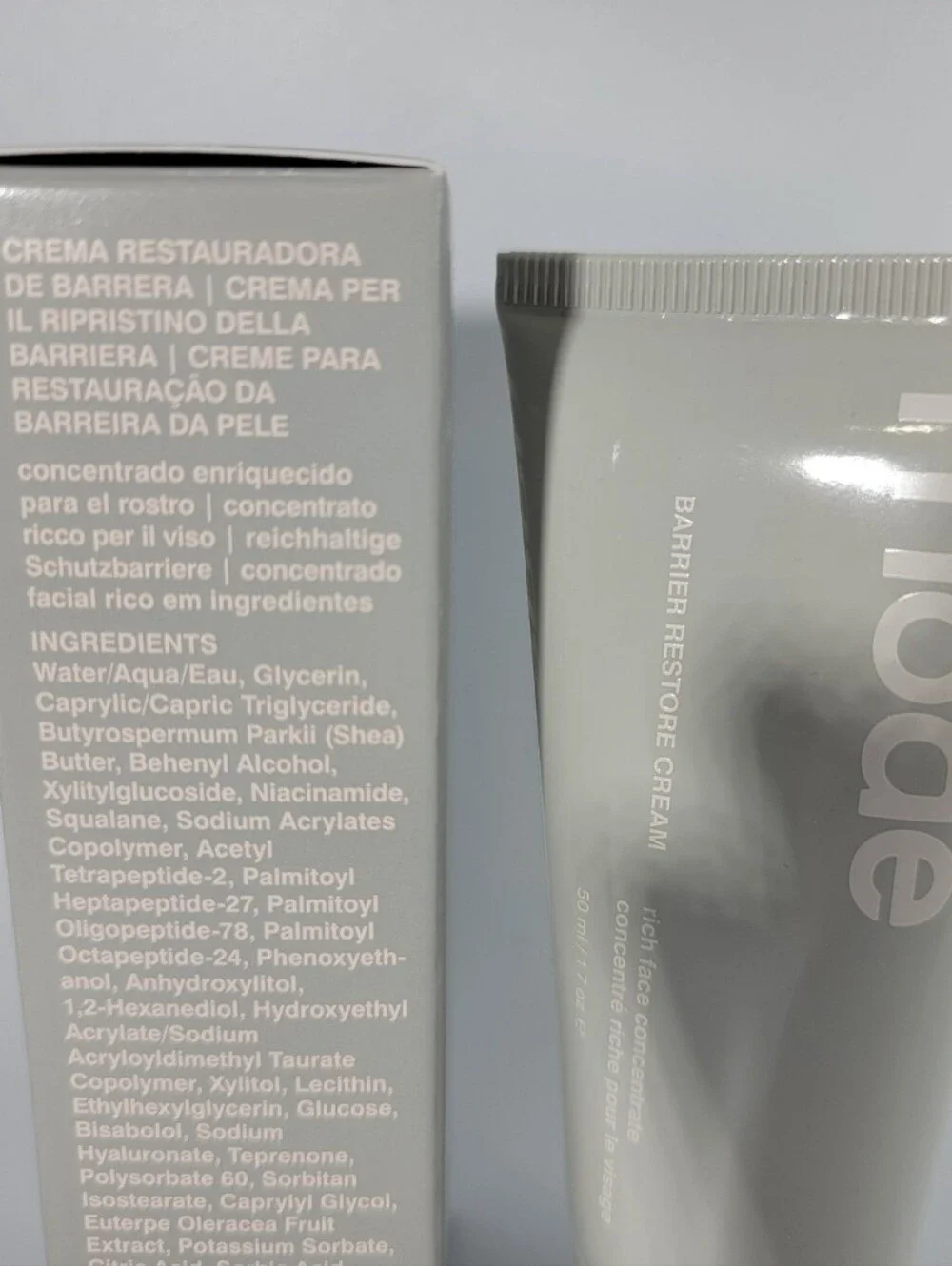 Rhode Barrier Restore Cream 50ML , 1.7 Oz New In Box Sealed Italy Hailey Bieber